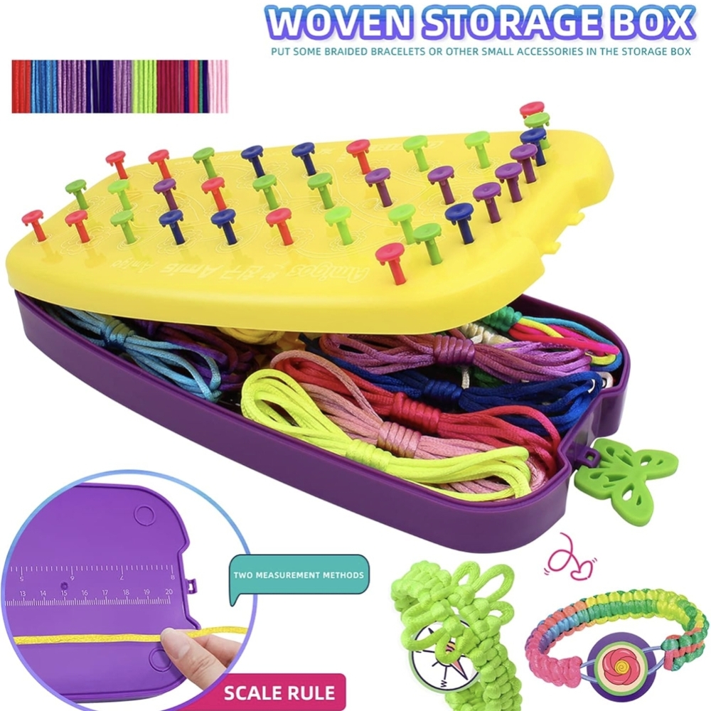 Colorful Woven Bracelet Making Kit
